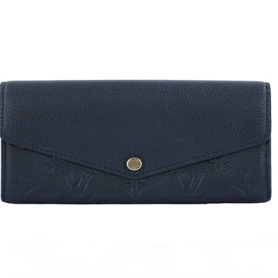 路易威登 LOUIS VUITTON Sarah 多功能 長夾 M61182 晶片款 黑SARAH長夾 原廠盒子/防塵袋