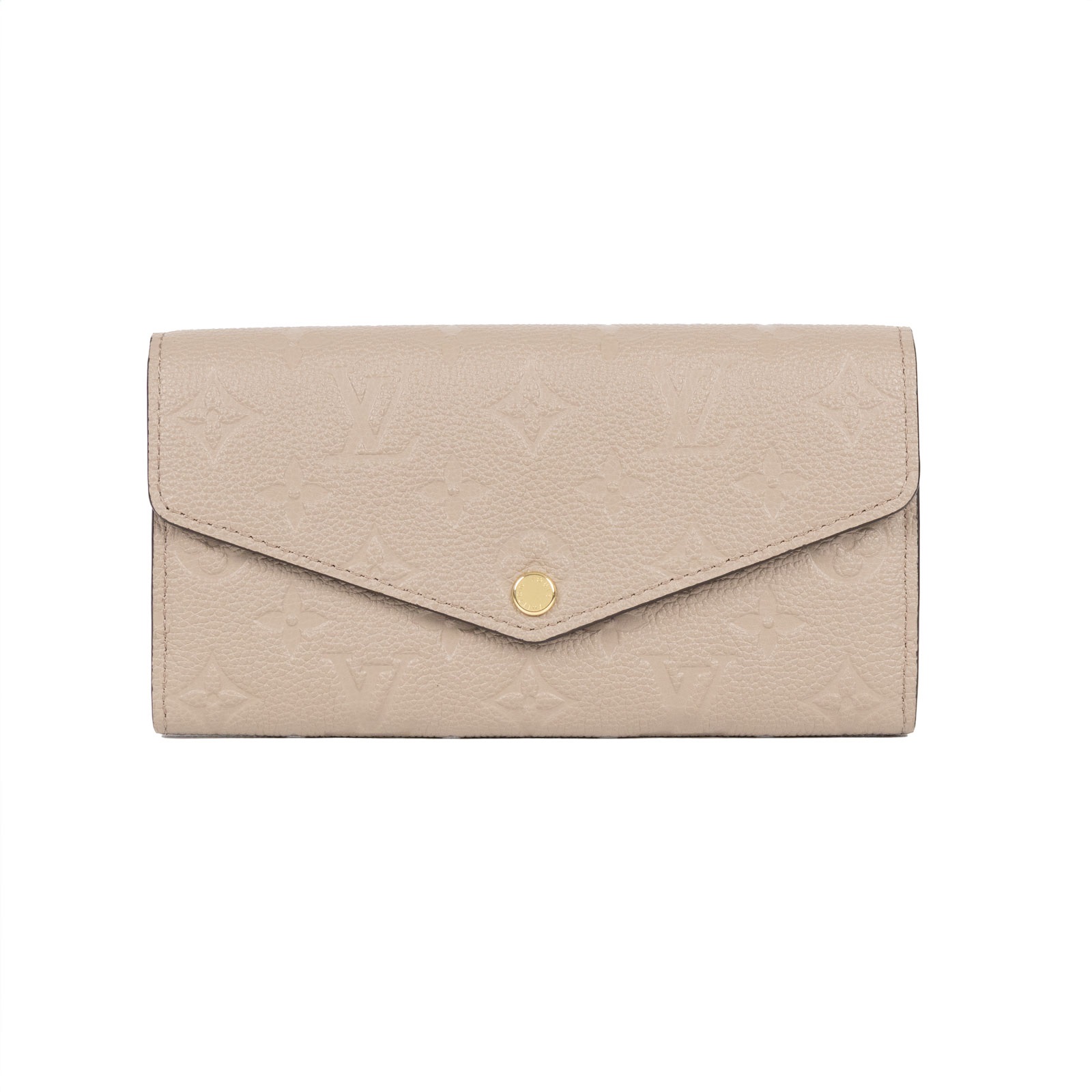 路易威登 LOUIS VUITTON Sarah 錢包 信封式 長夾 斑鳩灰 M82256 晶片款 斑鳩灰掀蓋長夾 原廠盒子/防塵袋