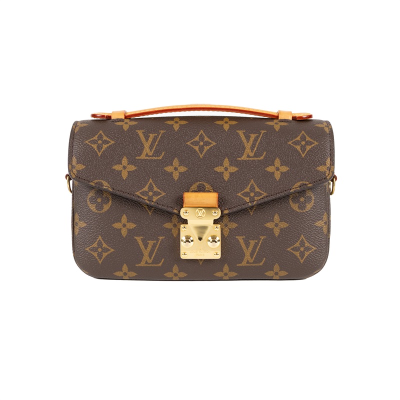 路易威登 LOUIS VUITTON Pochette Métis East West 老花 鏈條 郵差包 腋下單肩包 M46279 晶片款  原廠盒子/防塵袋/購買證明