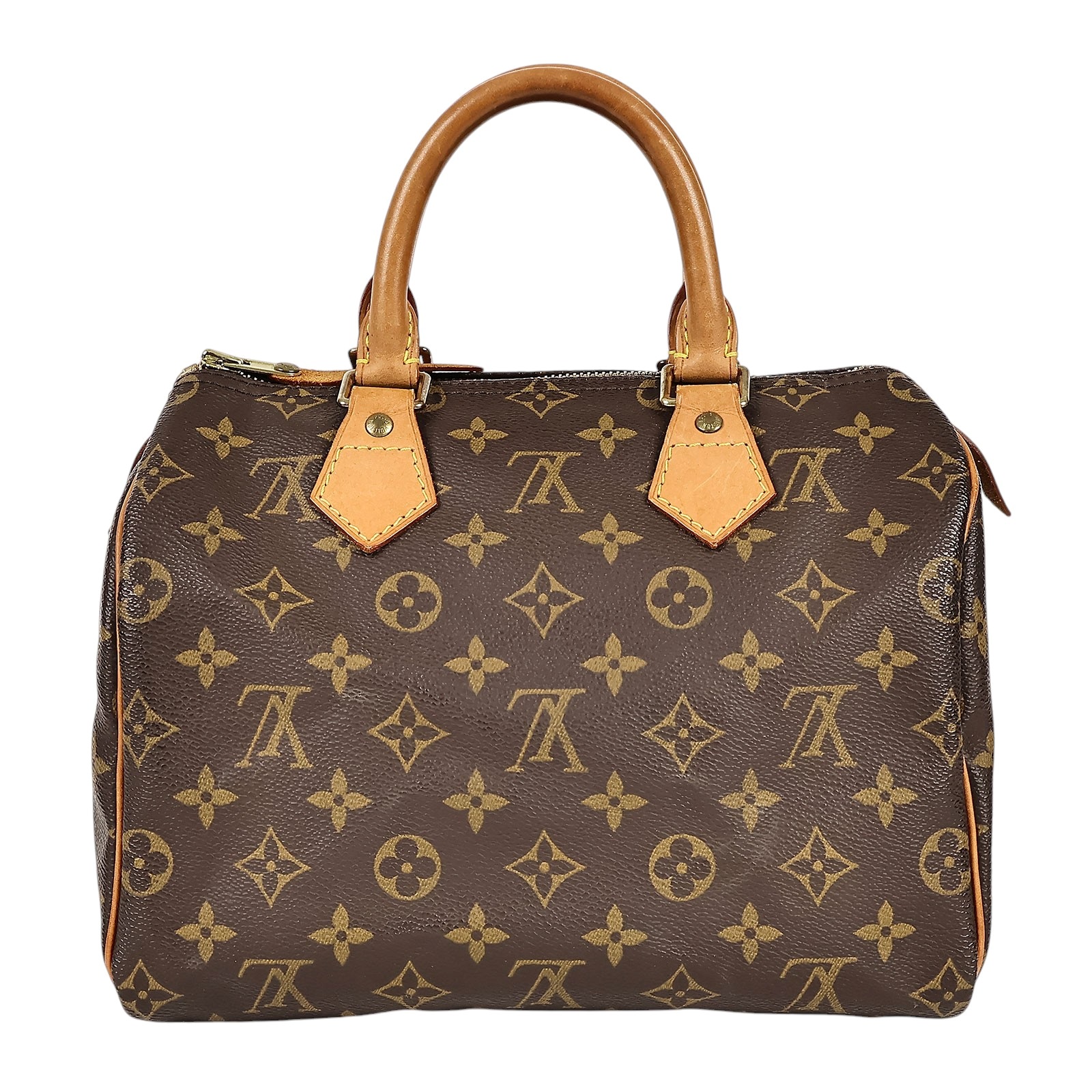 路易威登 LOUIS VUITTON Speedy 25 舊款 手提波士頓包 經典帆布 M41528 原花SPEEDY 25 鎖組/防塵袋