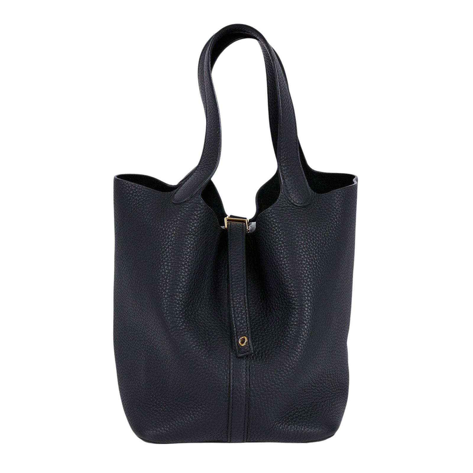 愛馬仕 Hermès Picotin Lock 22 菜籃子包 PT22 Z 刻 黑金PICOTIN22 防塵袋/鎖組