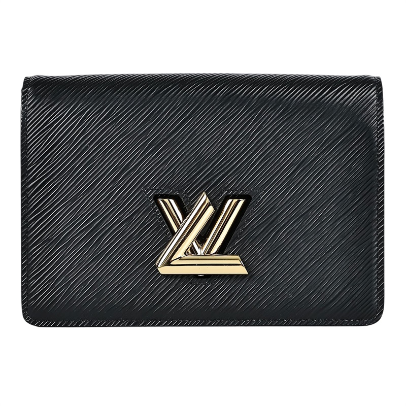 路易威登 LOUIS VUITTON LV Twist 黑金扣 鏈帶包 黑色 M68750 晶片款 黑EPI WOC 防塵袋