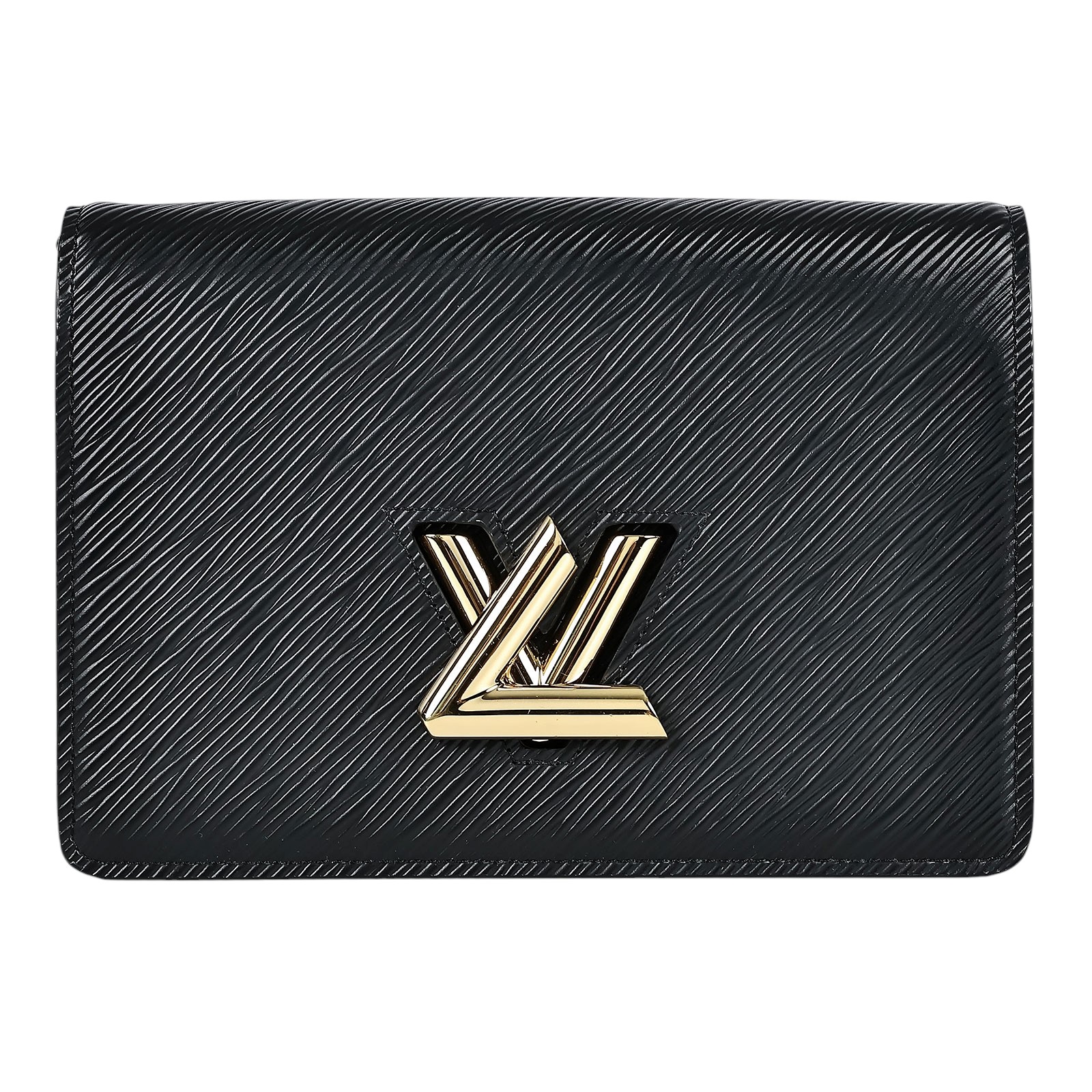 路易威登 LOUIS VUITTON LV Twist 黑金扣 鏈帶包 黑色 M68750 晶片款 黑EPI WOC 防塵袋
