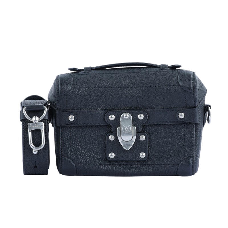 路易威登 LOUIS VUITTON Soul Trunk 隨身包 M11516 晶片款 黑Soul Trunk 原廠盒子/防塵袋