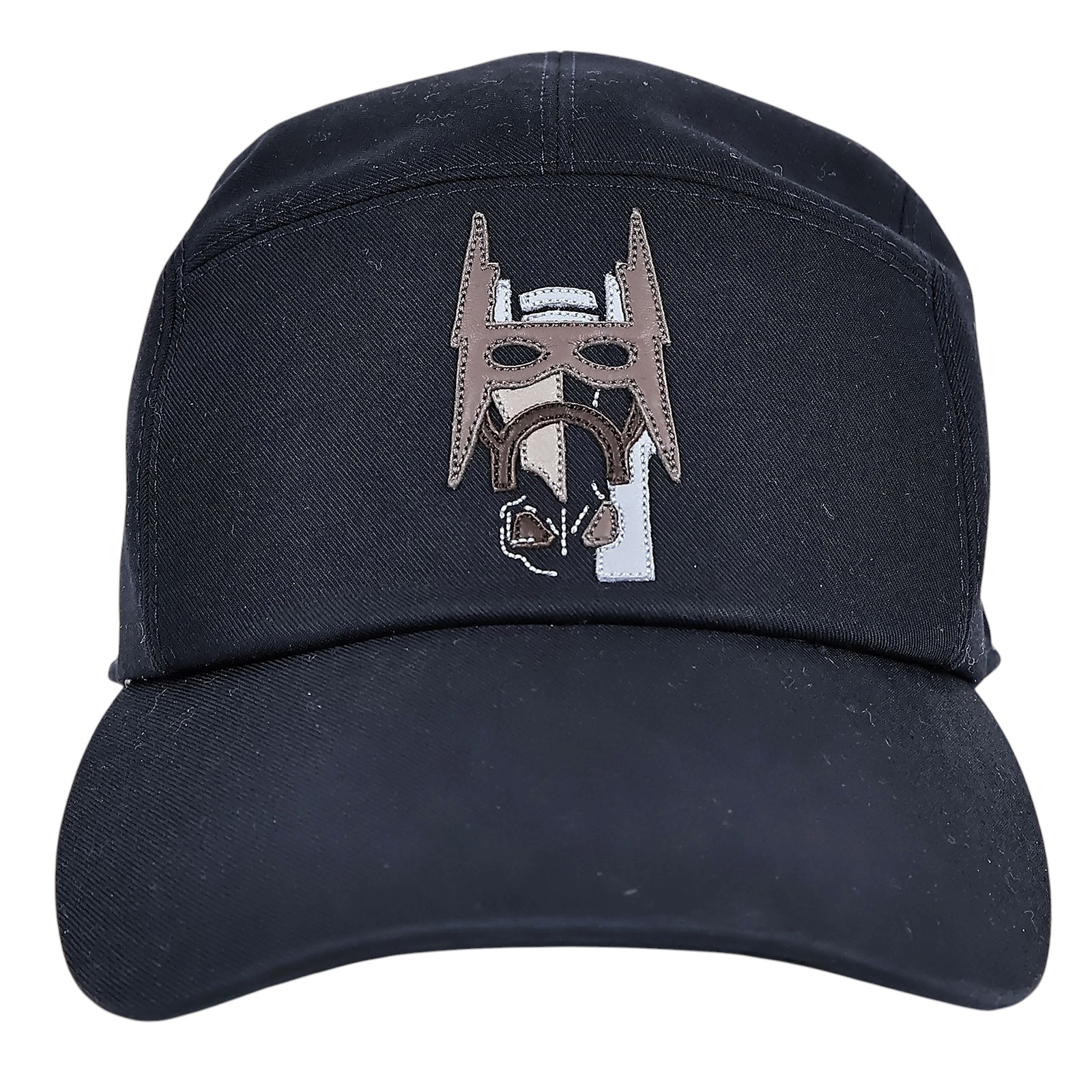 HERMES ネバダシュヴアルキャップ ブラック 59 愛馬仕Hermes Nevada Super H cap 棒球帽NEVADAH59 #59 黑棒球帽無附屬