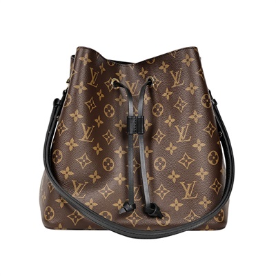 路易威登 LOUIS VUITTON NéoNoé MM 原花 束口水桶包 M44020 晶片款 黑原花NEONOE水桶包 防塵袋