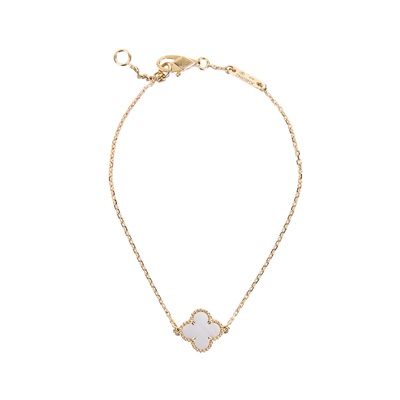 梵克雅寶 Van Cleef & Arpels Sweet Alhambra 吊墜 VCARF68800_改短1.5cm  原廠盒子/保書/一小段K金鍊子