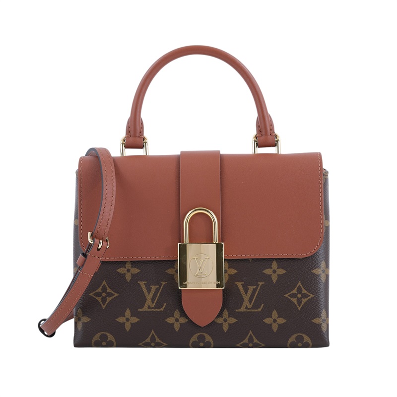 路易威登 LOUIS VUITTON Locky BB 手提包 焦糖色 M44654 晶片款 棕原花LOCKY BB 防塵袋