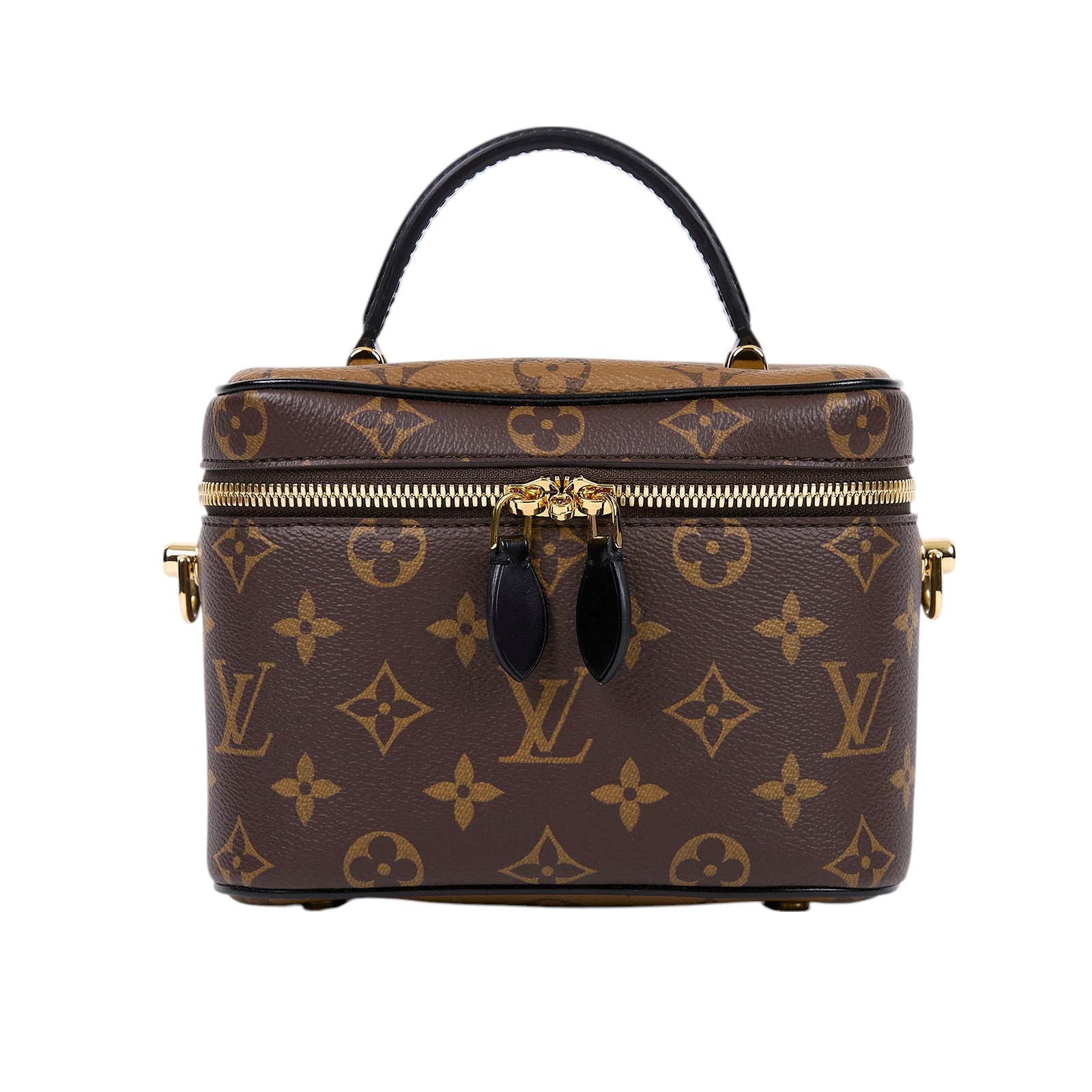 路易威登 LOUIS VUITTON Vanity PM 手提 斜背 化妝箱 M45165 晶片款 原花VANITY PM 防塵袋/背帶/鎖組