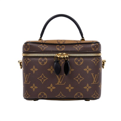 路易威登 LOUIS VUITTON Vanity PM 手提 斜背 化妝箱 M45165 晶片款 原花VANITY PM 防塵袋/背帶/鎖組