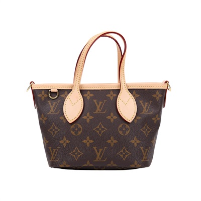路易威登 LOUIS VUITTON Neverfull BB 手提 斜背包 粉色背袋 M46786 晶片款 原花 NEVERFULL BB桃紅背帶 防塵袋