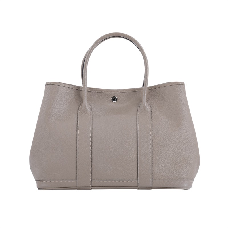 愛馬仕 Hermès Garden Party 花園派對包 36 GP36 T刻 灰GP36 防塵袋