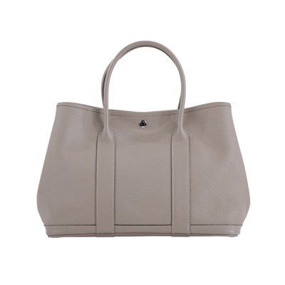 愛馬仕 Hermès Garden Party 花園派對包 36 GP36 T刻 灰GP36 防塵袋