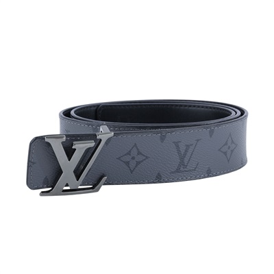 路易威登 LOUIS VUITTON LV Initials 40毫米 雙面皮帶 M0285U 灰原花Initiales雙面皮帶 無附屬品