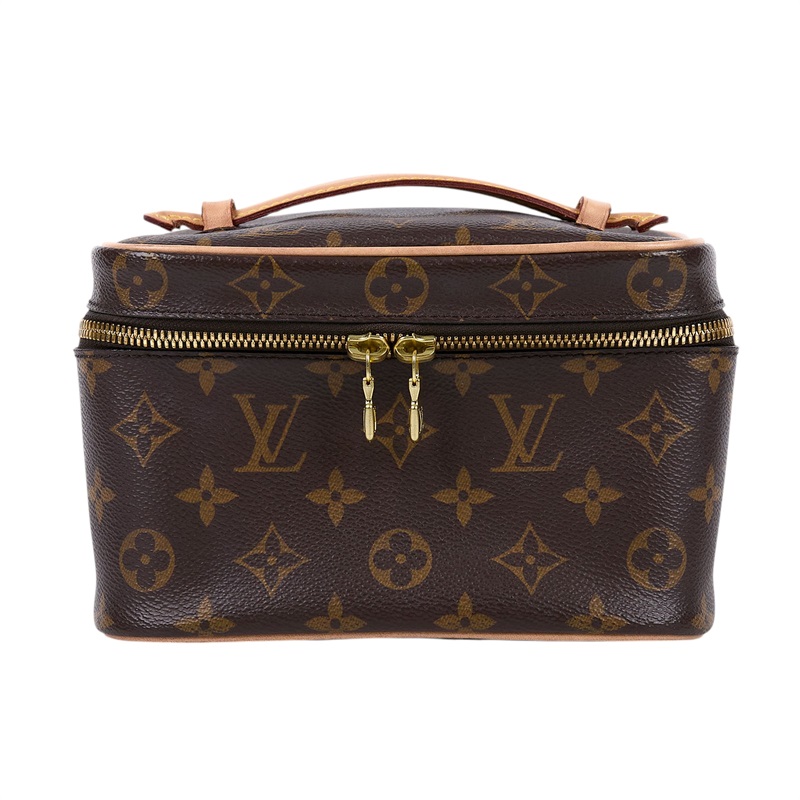 路易威登 LOUIS VUITTON Nice Mini 迷你 梳洗袋 化妝箱 M44495 原花拉鍊化妝箱 防塵袋