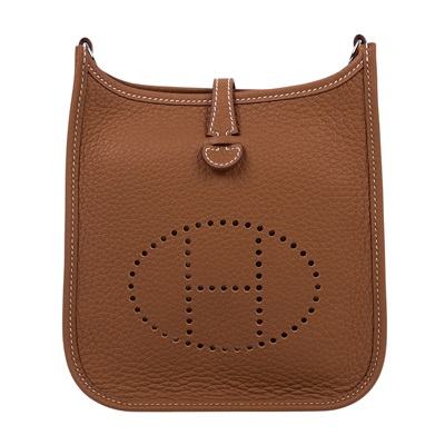愛馬仕 Hermès Evelyne Bag Mini 伊芙琳包 Evelyne 16 EV16 K刻/H086557CKAF  原廠盒子/防塵袋