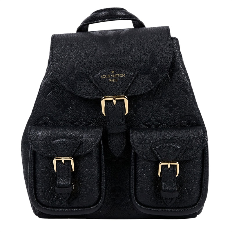 路易威登 LOUIS VUITTON Backup 後背包 黑色 M47072 晶片款 黑原花壓紋後背包 原廠盒子/防塵袋/購買證明