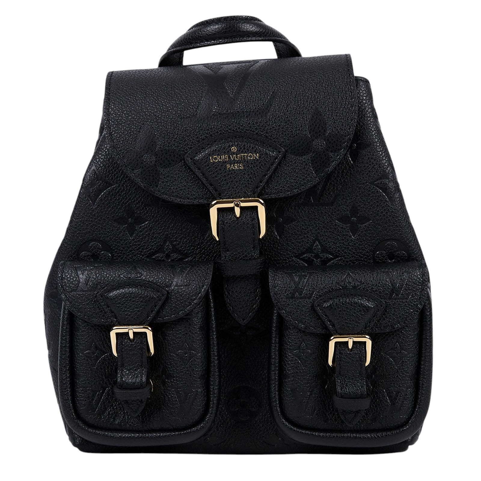 路易威登 LOUIS VUITTON Backup 後背包 黑色 M47072 晶片款 黑原花壓紋後背包 原廠盒子/防塵袋/購買證明