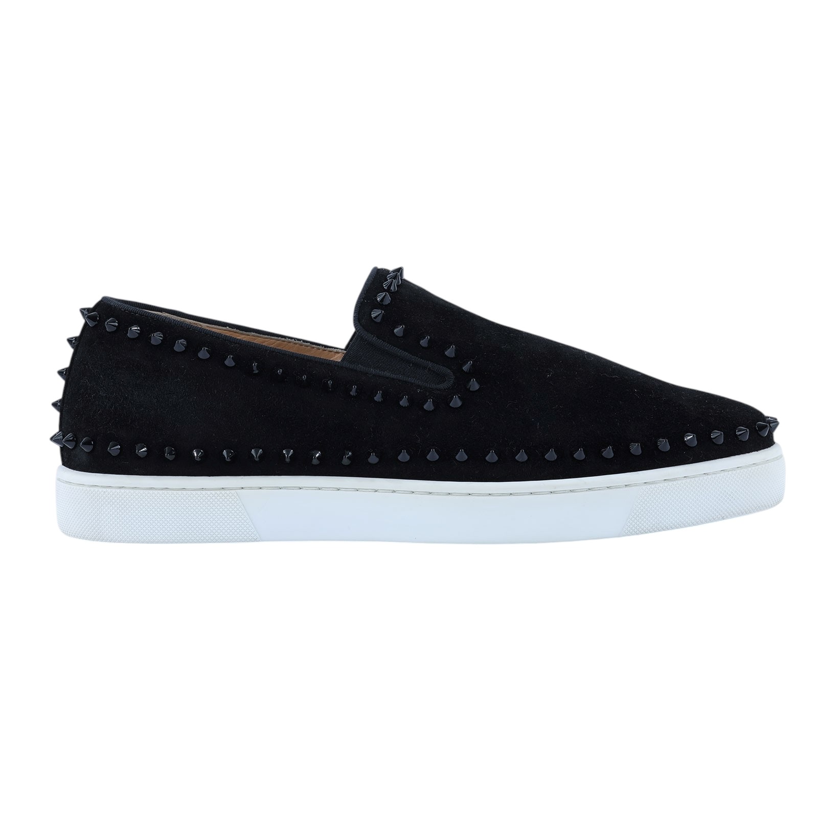 克莉絲汀盧布盪 CHRISTIAN LOUBOUTIN Louis Pik Pik Mimosa Metal 平底船鞋 1130280CM53_44  原廠盒子/防塵袋
