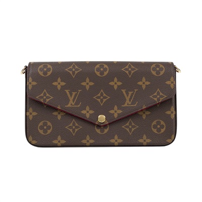 路易威登 LOUIS VUITTON Félicie Pochette WOC 信封式 手拿 肩背包 M81896 晶片款  原廠盒子/防塵袋/購買證明/內袋