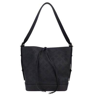 路易威登 LOUIS VUITTON Flore 肩背包 黑色 M12139 晶片款 黑Flore Mahina 防塵袋/購買證明