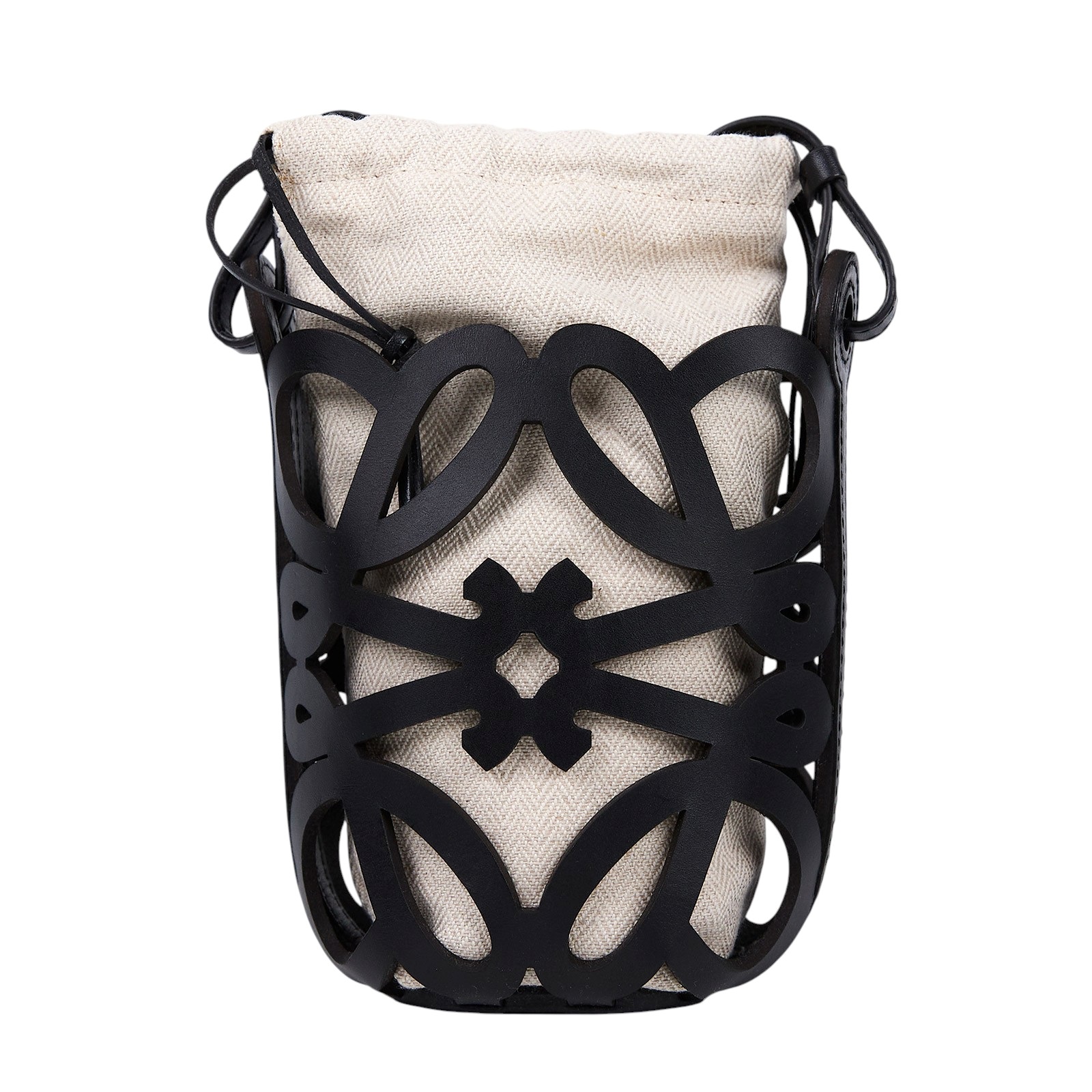 羅意威 LOEWE Anagram Cutout Pocket 水桶包 C922Y62X07 黑Anagram Cutout Pocket 肩背包 防塵袋