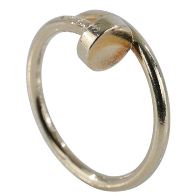 卡地亞 CARTIER Juste un Clou 戒指 小型款 B4225950 18KYG 釘子戒指 #50 原廠盒子/保書