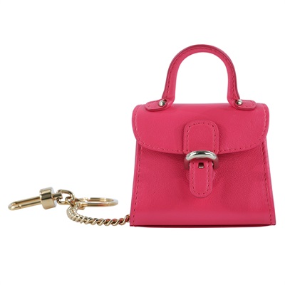 德爾沃 DELVAUX  Brillant 迷你吊飾  桃紅Brillant吊飾 無附屬品