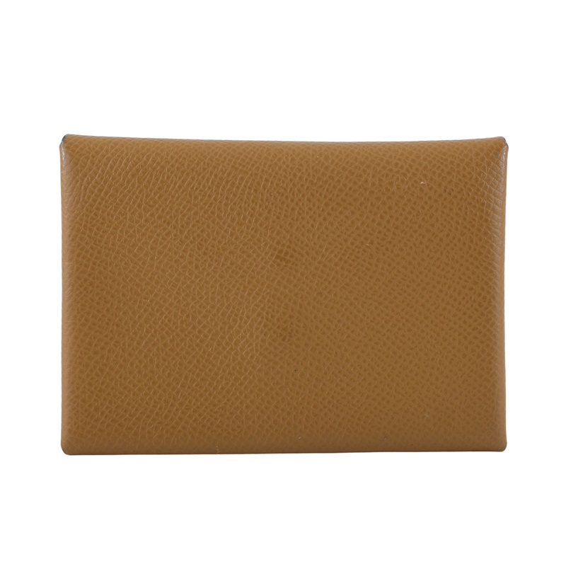 愛馬仕 Hermes Calvi Duo 卡包 CALD B刻 芝麻色CALVI DUO 無附屬品