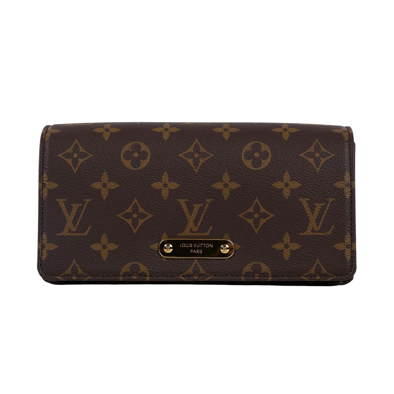 路易威登 LOUIS VUITTON Wallet On Chain Lily 三合一 斜挎包 經典原花 帆布 錢包 M82509 晶片款  原廠盒子/防塵袋/購買證明/背帶