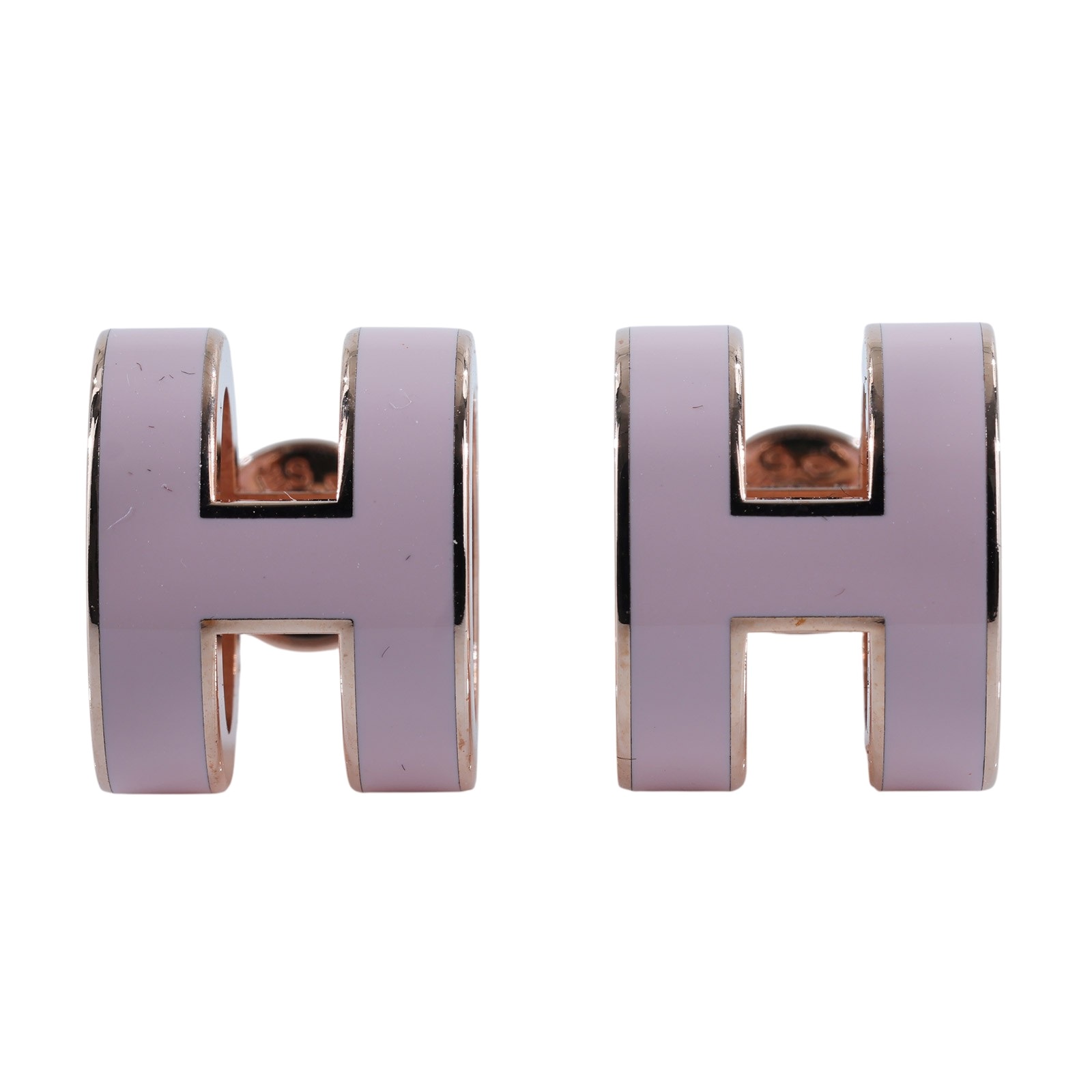 愛馬仕 Hermes Mini Pop H 耳釘 糖衣粉 H608002FO85 ST 01 39 粉色 POP H 耳環 原廠盒子