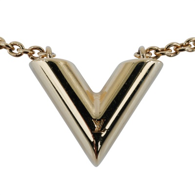 路易威登 LOUIS VUITTON Essential V 項鏈 M00857 金Essential V 原廠盒子/防塵袋