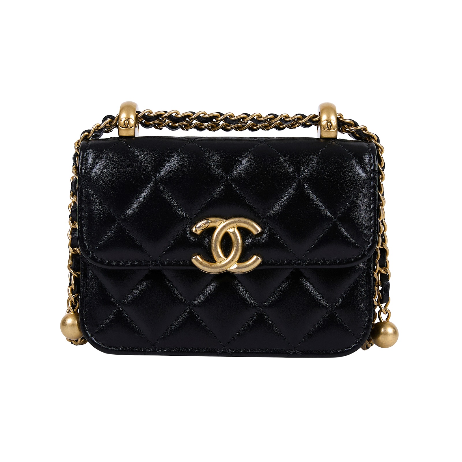 香奈兒 CHANEL 鏈帶 零錢包 迷你  31開 黑羊MINI鍊包 原廠盒子/防塵袋/保證卡