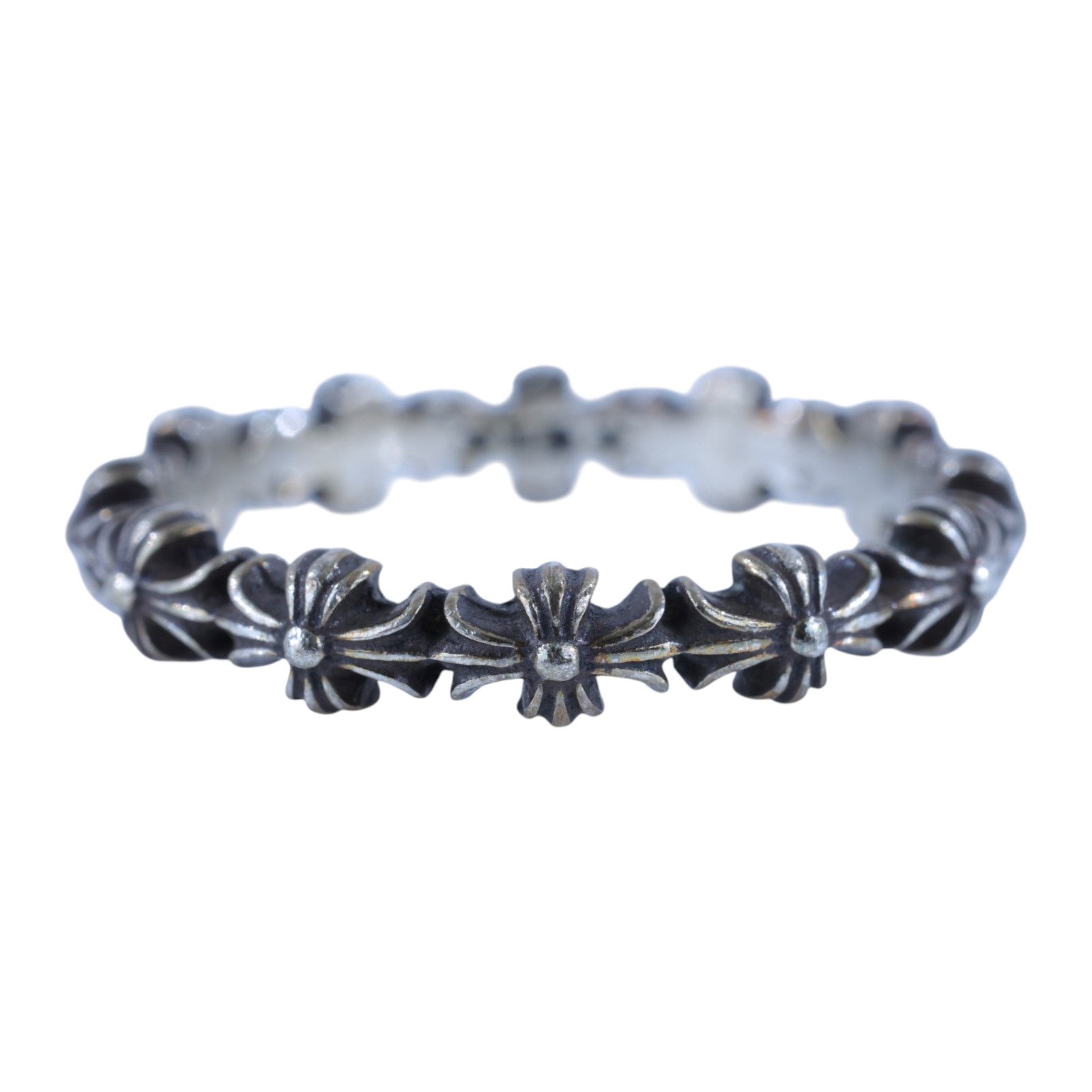 克羅心 CHROME HEARTS Tiny ECH Plus Band Ring 戒指  925銀TINY E戒指 無附屬品