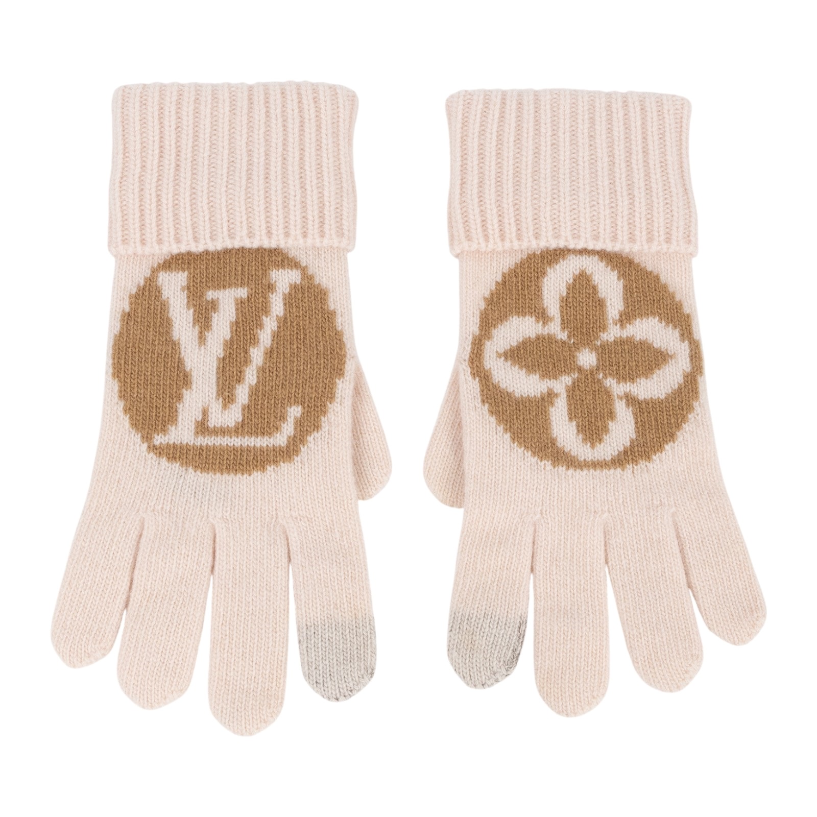 路易威登 LOUIS VUITTON Medallion 手套 M79254 粉色手套 原廠盒子