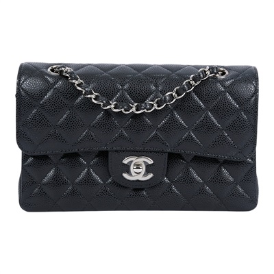 香奈兒 CHANEL CF 經典 小型 口蓋包 A01113 27開 黑荔枝COCO23 原廠盒子/防塵袋/保證卡