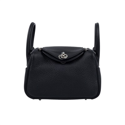 愛馬仕 Hermes Lindy II 琳迪包 迷你 LDMII K M1704 SG K刻 黑銀MINI LINDY 二代 原廠盒子/防塵袋