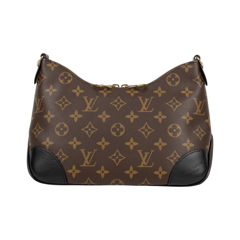 路易威登 LOUIS VUITTON Boulogne 黑色 牛角包 手提 斜肩背包 M45831 晶片款 原花BOULOGNE PM 防塵袋/背帶2