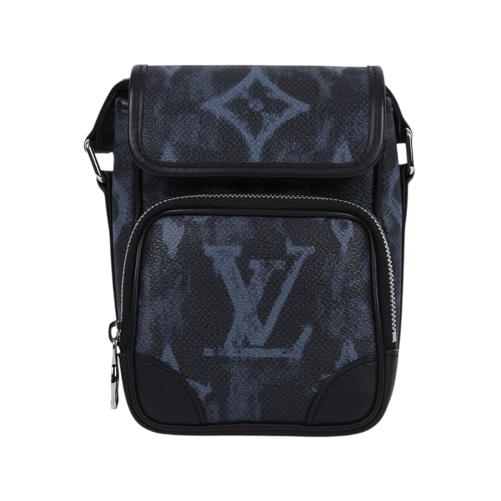 路易威登 LOUIS VUITTON Nano Amazon 相機 郵差包 M45650 晶片款 黑 NANO AMAZON斜背包 防塵袋