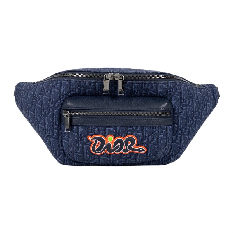 迪奧 CHRISTIAN DIOR Rider 2 KAWS 聯名 腰包 1ESBO077OUP  原廠盒子/防塵袋/購買證明