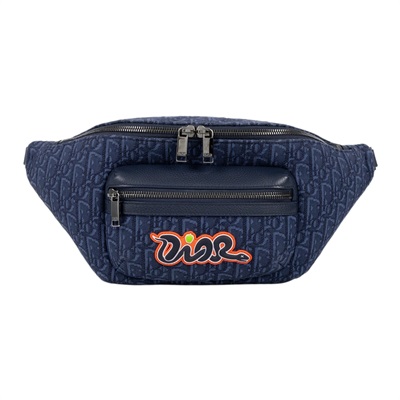 迪奧 CHRISTIAN DIOR Rider 2 KAWS 聯名 腰包 1ESBO077OUP  原廠盒子/防塵袋/購買證明