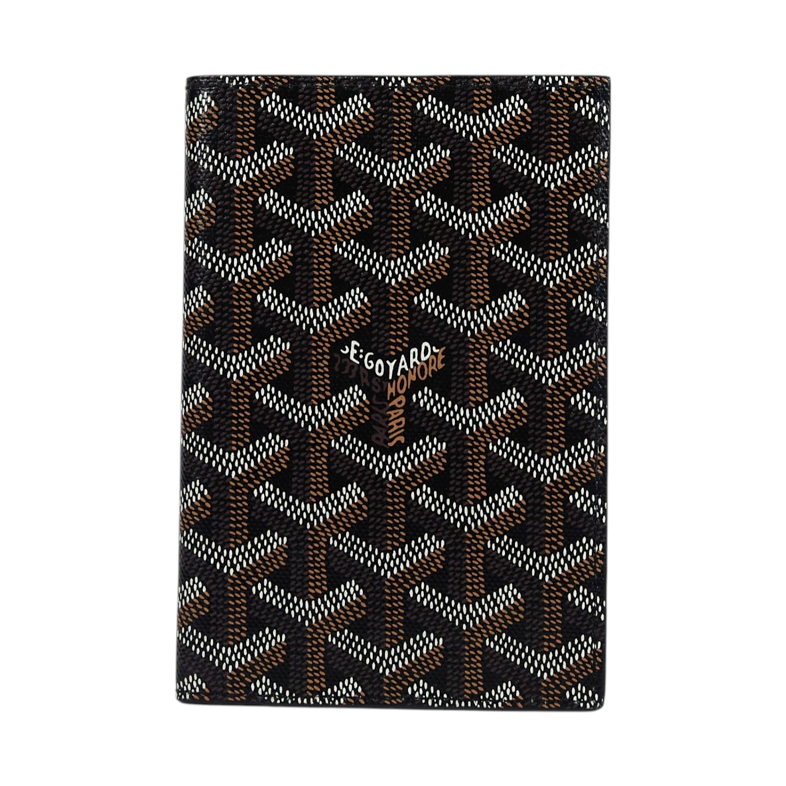 高雅德 GOYARD Grenelle 護照夾 GRENELPMLTY 黑對折護照夾 無附屬品
