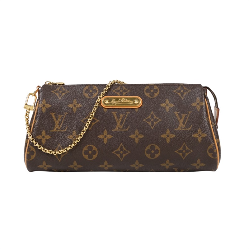 路易威登 LOUIS VUITTON Eva 經典帆布 鍊帶 小肩包 M95567 原花EVA 防塵袋