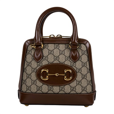 古馳 GUCCI Horsebit 1955 迷你 貝殼包 640716 92TCG 棕Horsebit 1955 肩背包 原廠盒子/防塵袋