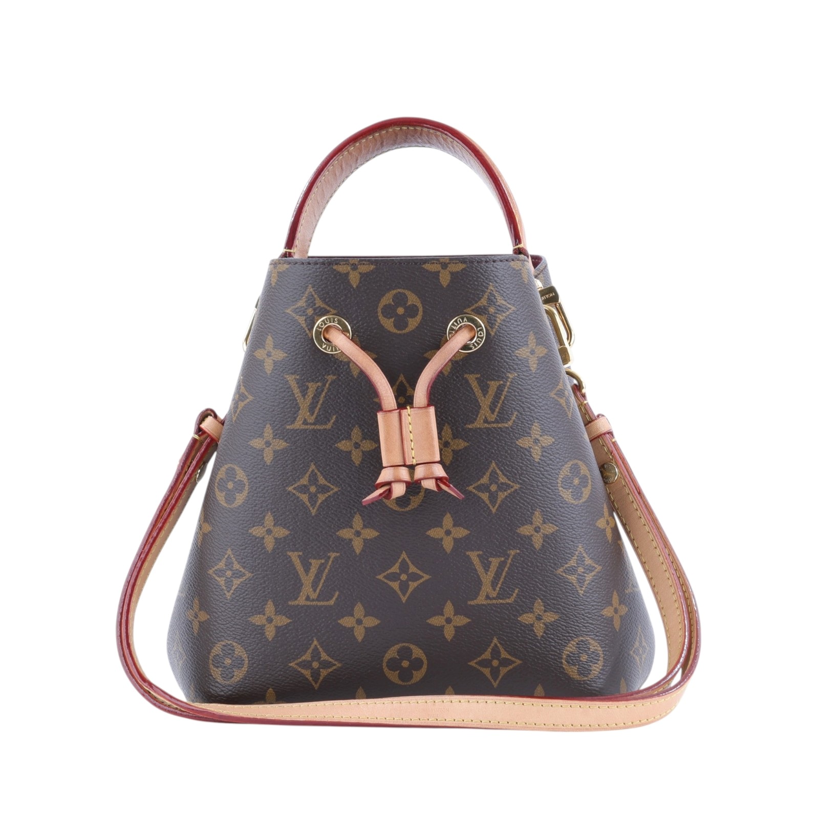 路易威登 LOUIS VUITTON Néonoé BB 經典帆布 束口水桶包 M46581 晶片款 原花NEONOE BB 原廠盒子/防塵袋