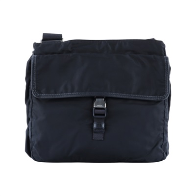 普拉達 PRADA Tessuto Nylon 肩背包 手提包 VA0269_064 黑單肩包 防塵袋/保證卡