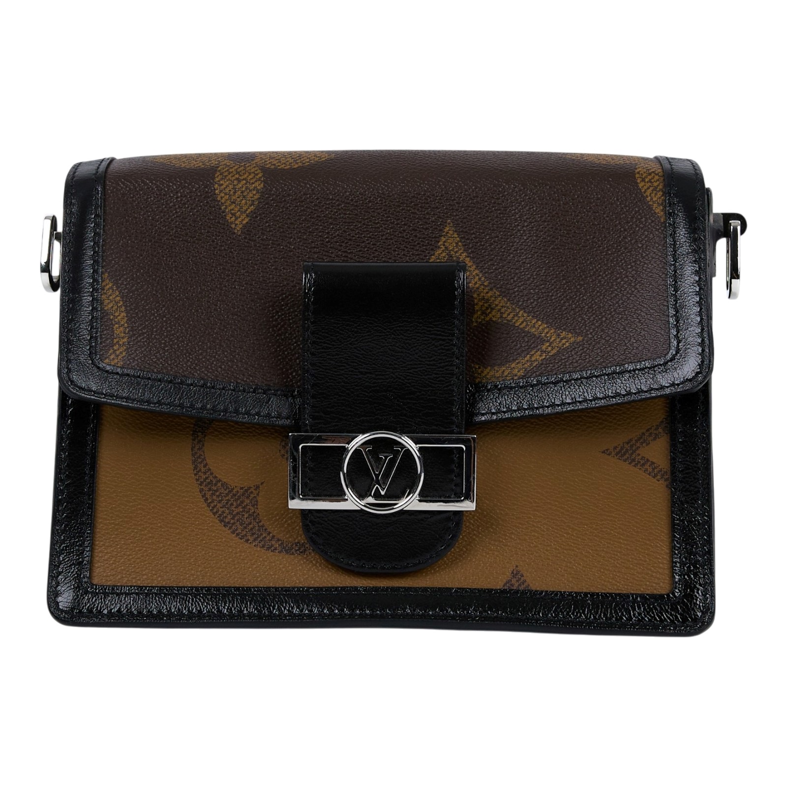 路易威登 LOUIS VUITTON DAUPHINE MM 肩背包 M44599 黑邊大原花DAUPHINE MM 防塵袋/原廠盒子/背帶2