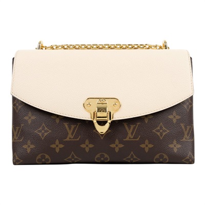 路易威登 LOUIS VUITTON Saint Placide 肩背包 斜背包 M43584 原花奶油白Sanit Placide掀蓋練包 防塵袋