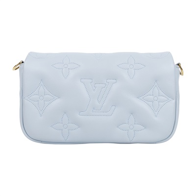 路易威登 LOUIS VUITTON Wallet on Strap Bubblegram 肩背包 斜背包 手拿包 M81399 晶片款  原廠盒子/防塵袋/背帶/鍊帶