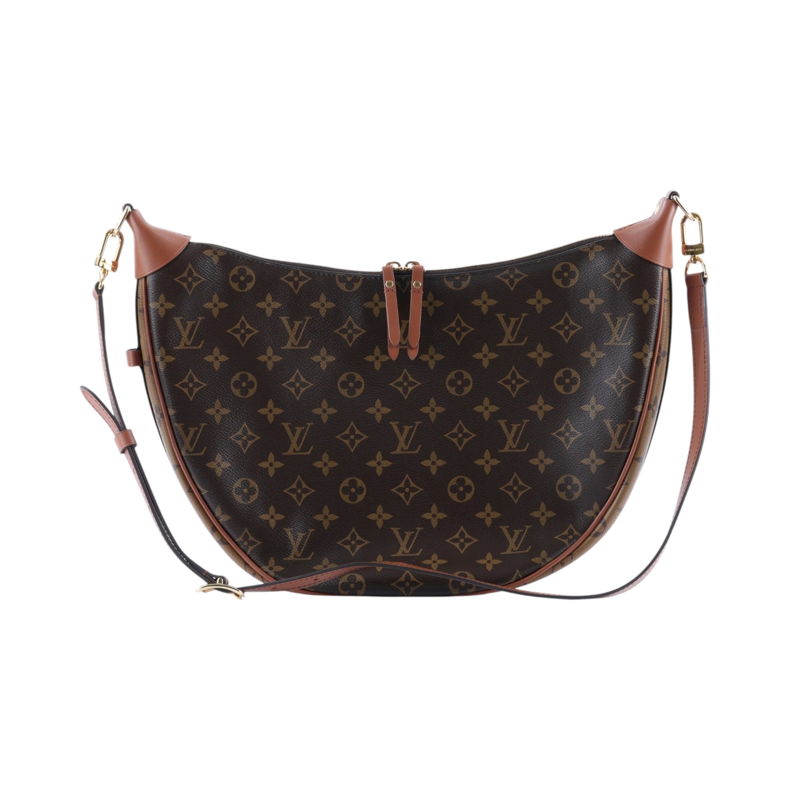 路易威登 LOUIS VUITTON Loop Hobo 經典帆布 半月包 單肩包 M46311 晶片款 原花LOOP HOBO 防塵袋/內袋/背帶2